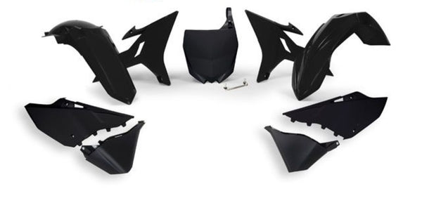 Racetech Revolution Replacement Plastic Kit Black Yamaha YZ125/250 R-KITEZ0-NR0S