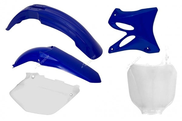 Racetech plástico kit-oem azul/blanco Yamaha YZ125/250 R-KITYZ0-OEM-502