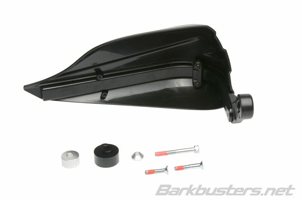 Barkbusters Storm Handguard Kit de una sola barra de punto final Negro STM-007-02-BK