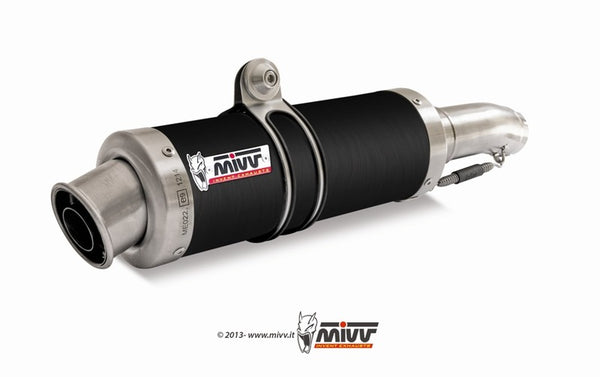 MIVV GP Steel Black Doble Slip-On Aprilia RSV 1000 00.73.A.004.LXB