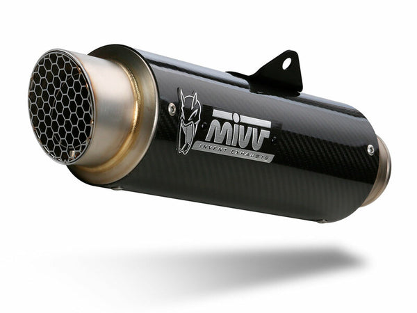 MIVV GP Pro Muffler Carbon/Acero inoxidable Tapa de acero inoxidable Honda CB1000R 00.73.H.068.L2P