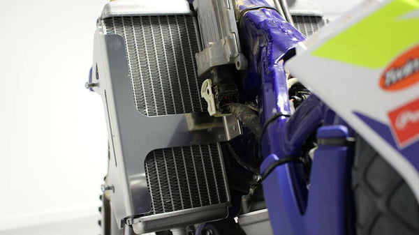 Protectores de radiador de AXP aluminio/Sherco Black AX1574