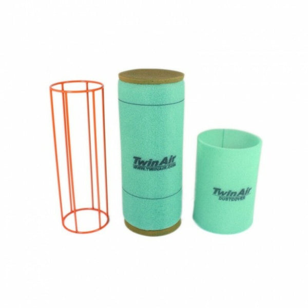 Kit de filtro de aire gemelo + jaula interna y kit de cubierta de polvo