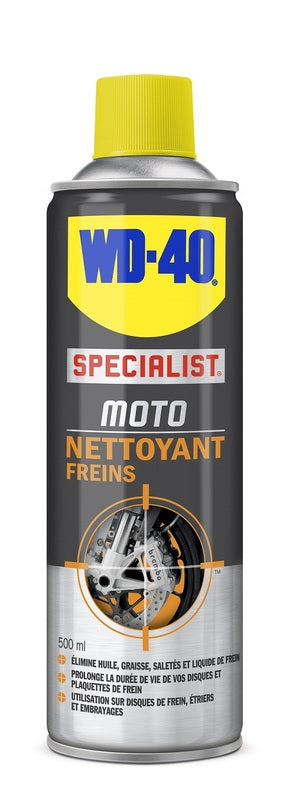 WD -40 Specialist® Cleaner de frenos de motocicleta - Spray 500ml 33061