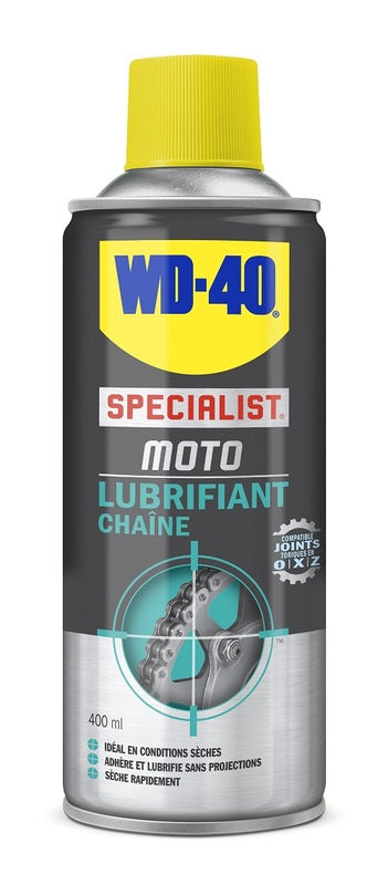 WD -40 Specialist® Motorbike Condiciones secas Lube de cadena - Spray 400ml 33786