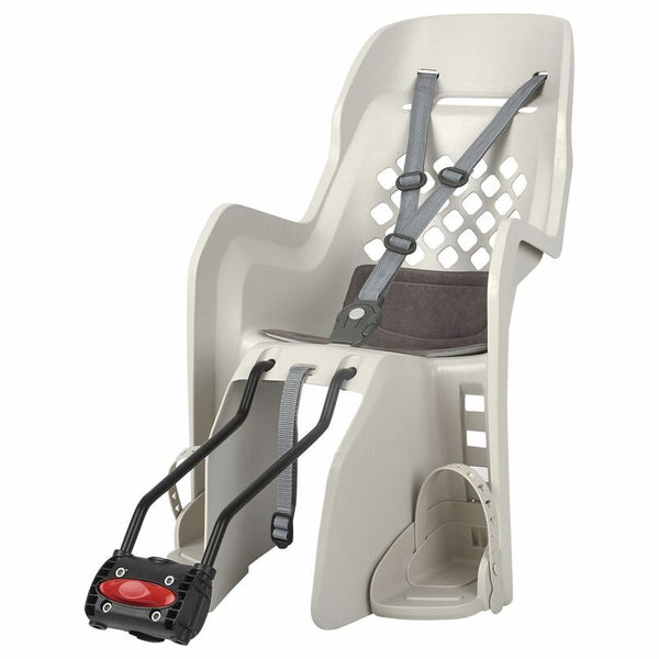 Policía Joy FF 29 "Montaje trasero del asiento del asiento de bicicleta infantil - Crema/gris oscuro 8406500005