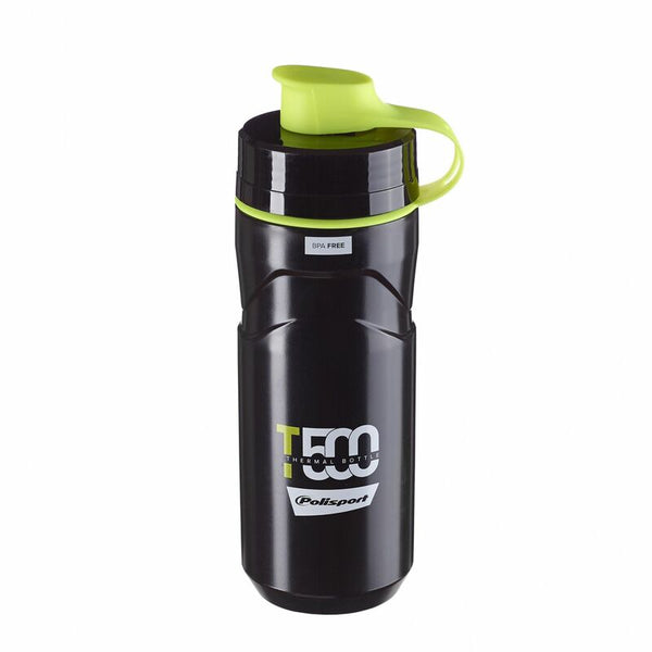 Police Port Thermal Bottle T500 Black/Lime Green 500/650ml 86455001