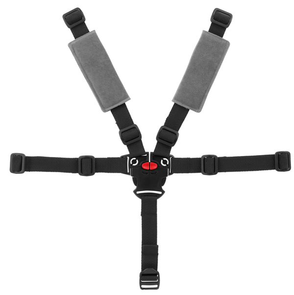 Policía de 5 puntos Borness de arnés de seguridad + Rodos de gris negro Bilby FF/CFS/RS 8632100016