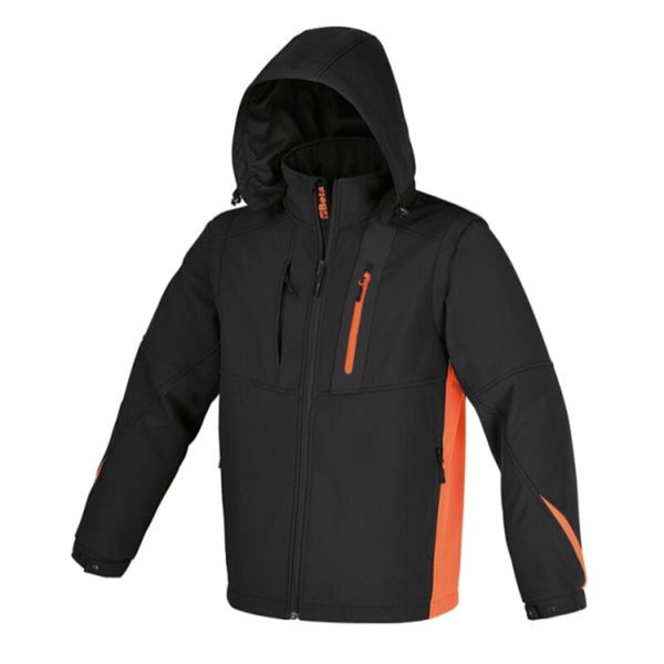 Beta Softshell Jacket with Detachable Hood and Sleeves 076590004