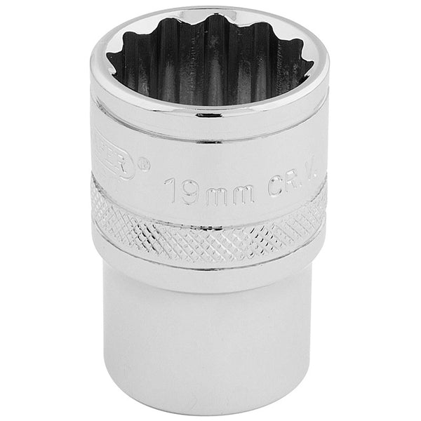 Draper 1/2 12 puntos Hi-Torq® Socket de 19 mm 33231.0