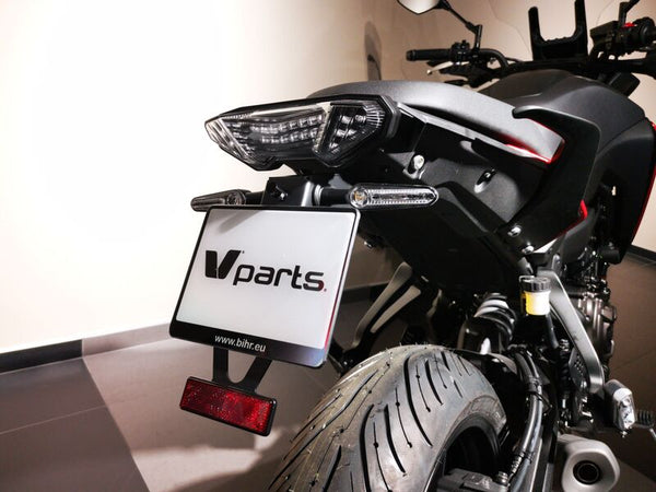V Piudad del soporte de la placa Black-Yamaha MT-07 Tracer/MT-09 Tracer C8-PY038