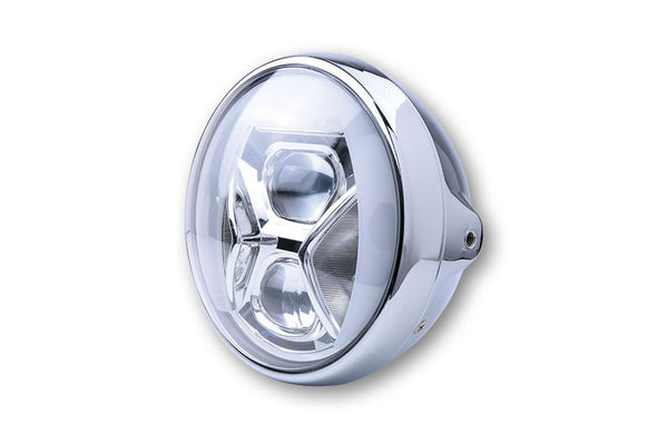 Highsider de 7 pulgadas LED de estilo británico Tipo8 con TFL, iluminación de curvas 223-236