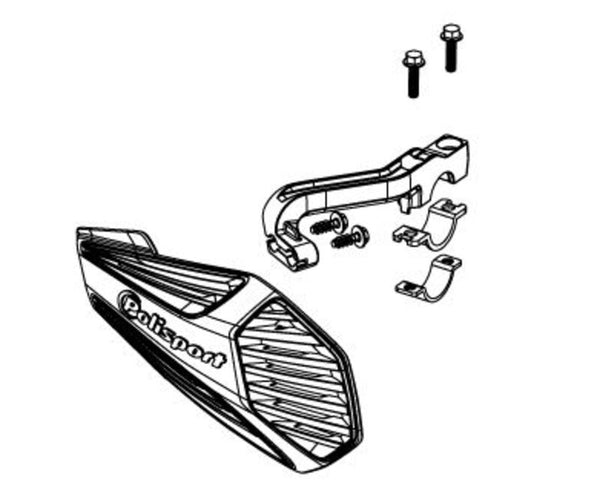 Policía MX MX Air/MX Force Handguards Kit de montaje 83092001