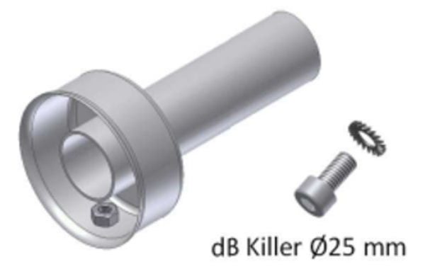 MIVV DB Killer para GP Pro Muffler Ø25 mm 50.sc.dk.122.0