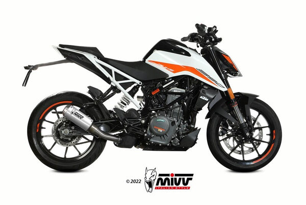 MIVV MK3 Slip -on Acero inoxidable Muffler - KTM 125 /390 Duke KT.025.Sm3x