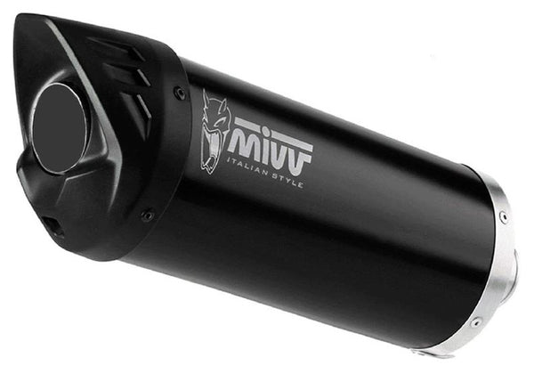 MIVV Mover Muffler Universal Black Acero inoxidable - Lado derecho 00.73.ku.001.sv
