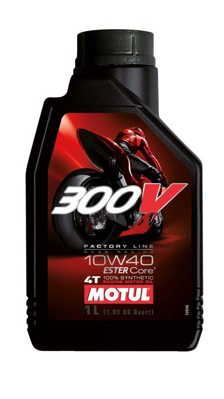 Motul 300V 4T Línea de fábrica 10W-40 1 L (12pcs/cartón)