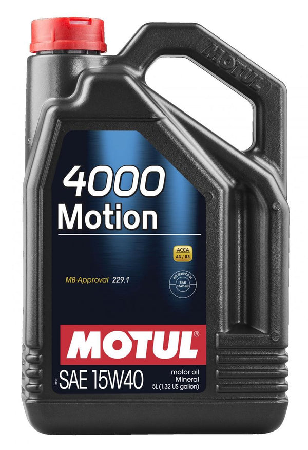 Motul 4000 Motion 15W40 5L (4 PC/cartón)