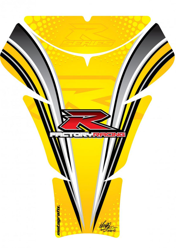 Protección del tanque 05-08 GSXR1000/06-15 GSXR600 750 Amarillo