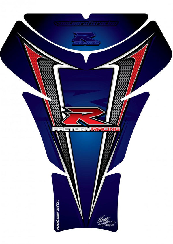 Protección del tanque 05-08 GSXR1000/06-15 GSXR600 750 Azul