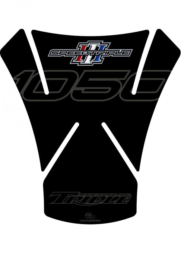 Protección del tanque 05-16 Velocidad Triple 1050 Negro
