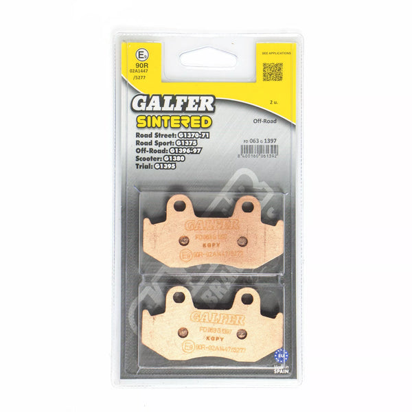 Padera de freno Galfer sinterizada ATV FD063G1397