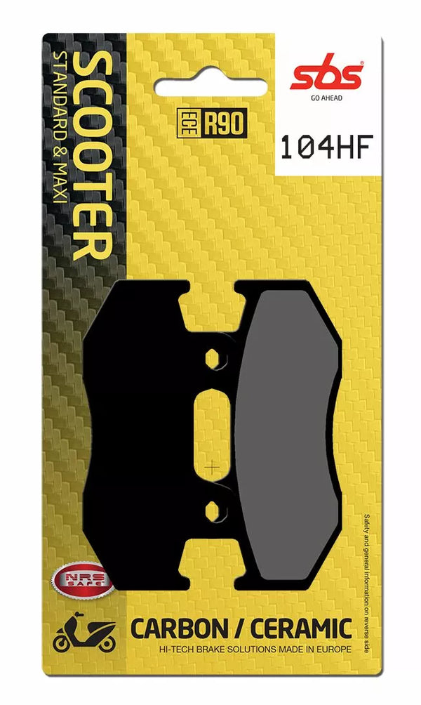 SBS BRAKE PAD CAR/CER SCOOT 104HF