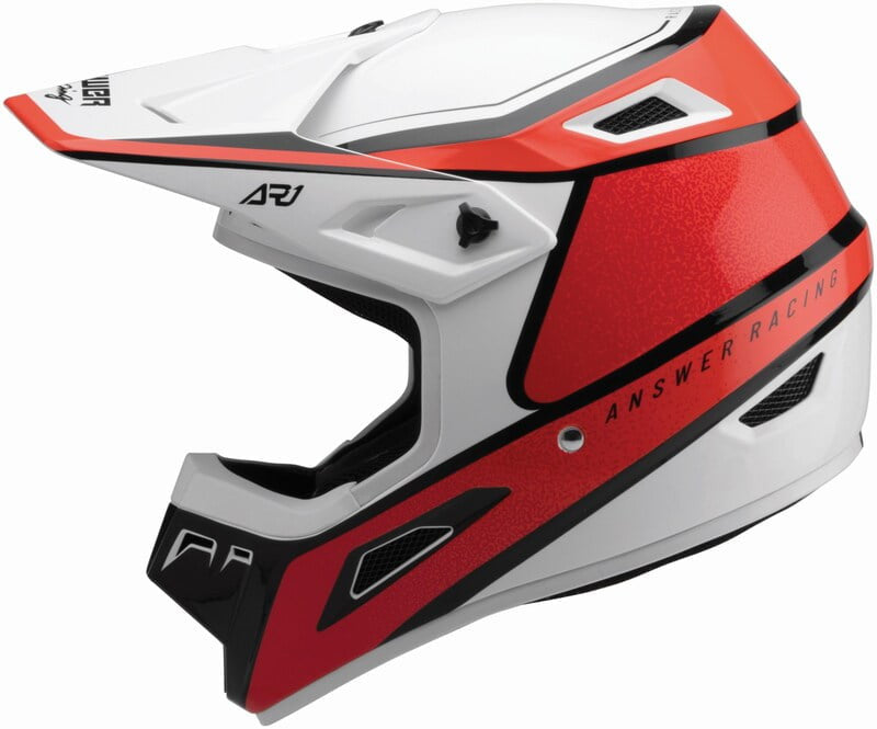 Respuesta Cross MC Casco AR1 Vivd Rojo /Blanco