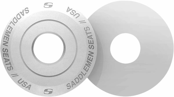 Saddlemen asiento guardabarros lavadora blanca 14707we