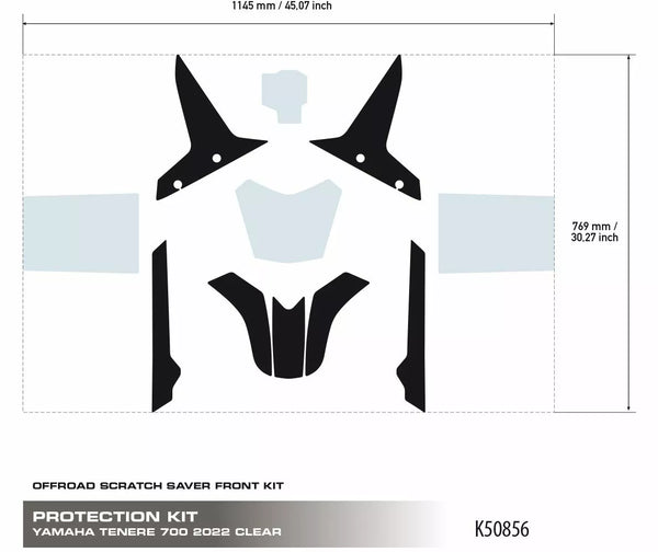 Uniracing SCTRCH SVR TENERE 700 CLR BLK K50856