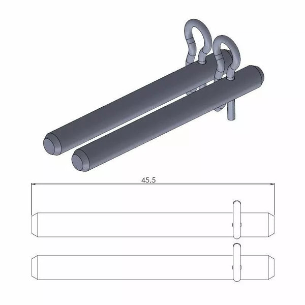 Pin de la pastilla de freno de Moto-Master 213027