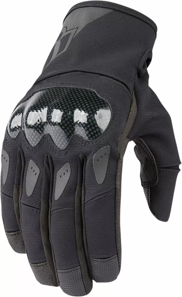 ICON GLOVE STORMHAWK CE BK MD 3301-3966