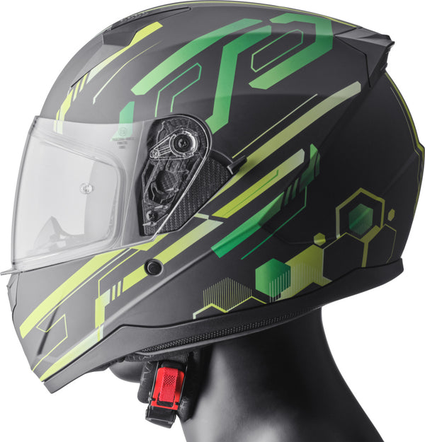 GMS Integral Mc-Helmet Hexago Green 