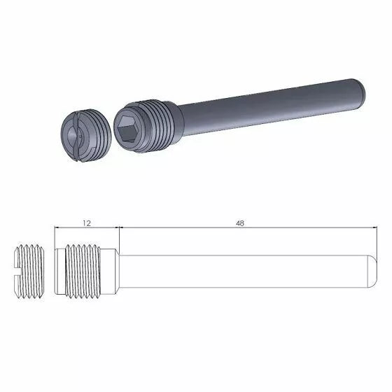 Pin de la pastilla de freno de Moto-Master 213028