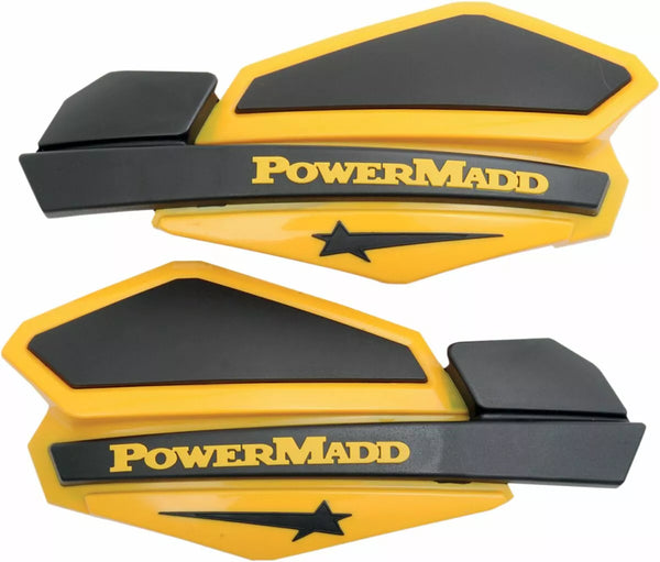PowerMadd Handguards Star YW/BK 34201