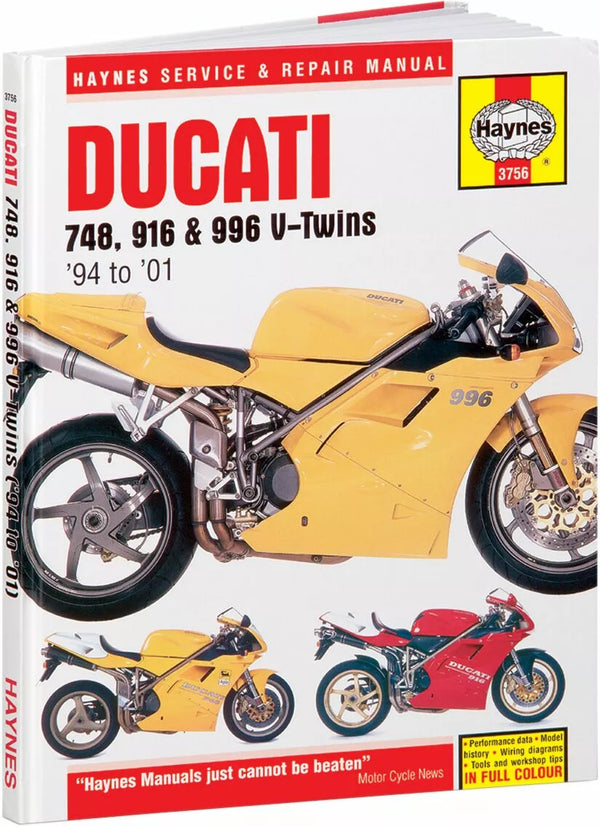Manual de Haynes DUC 748/916/996 3756