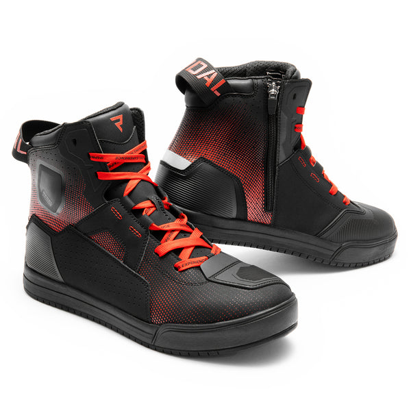 Rebelhorn Unisex MC Shoes Vandal II Negro /Rojo