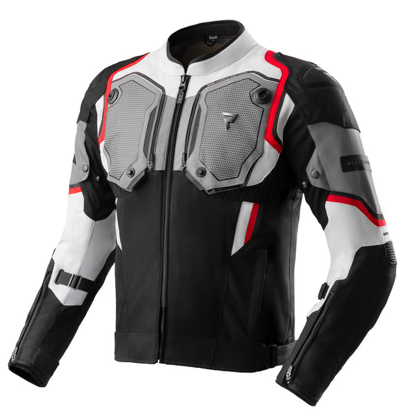Rebelhorn Textile MC jacket Borg II Black /Gray /Red