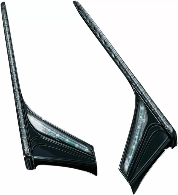 Kuryakyn Accent Strps vertical BLK KUR3247