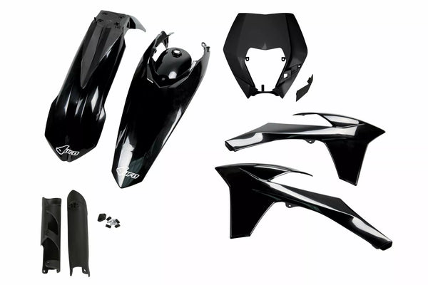 UFO BODY KIT FULL EXC 12-13 BLK KTKIT521F@001