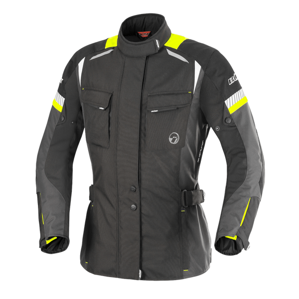 BÜSE Women's Textile Mc-Jacket Breno Black / Flu 