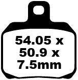 EBC Brake Tad Sfa Org Scooter SFA266