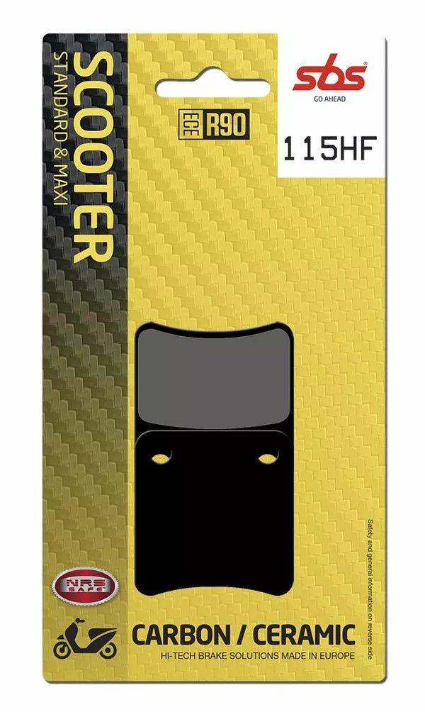 SBS BRAKE PAD CAR/CER SCOOT 115HF