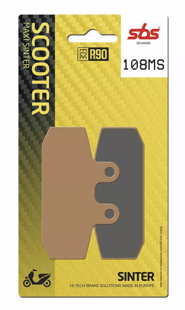 SBS BRAKE PAD CAR/CER SCOOT 108HF