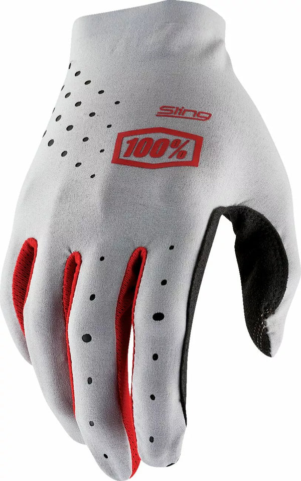 100% Glove LIGE MX GY LG 10023-00017