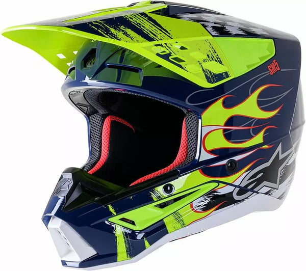 Alpinestars (MX) Casco SM5 Rash NV/YL L 8307023-7455-L