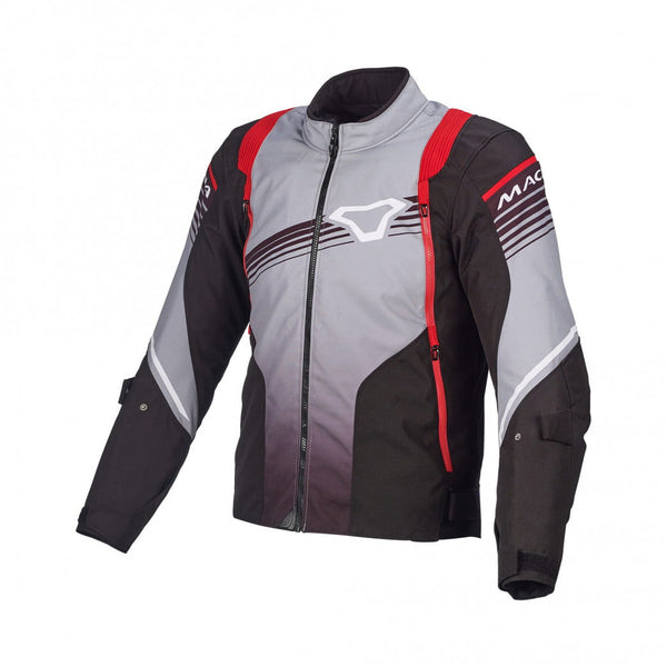 Macna Textile MC Jacket Carger Negro /Gris /Rojo