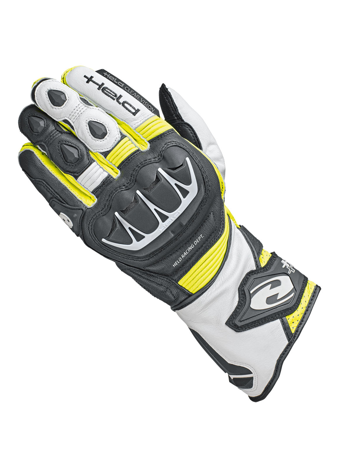 Guantes MC-Sport Held Evo-Hrux II White /Fry