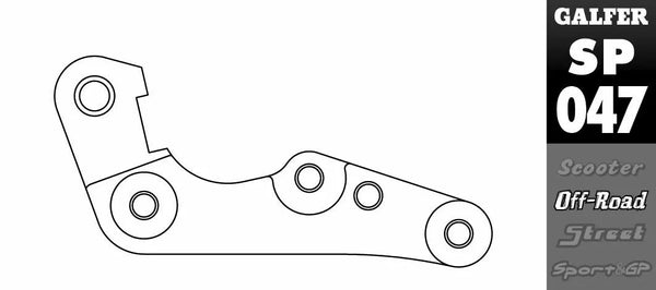 Adaptador de pinza de freno Galfer SP047