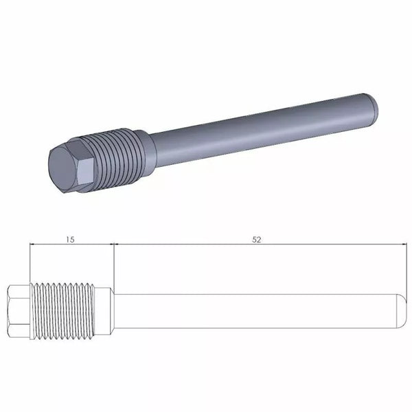 Pin de la pastilla de freno de Moto-Master 213020